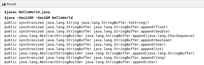 Java Output